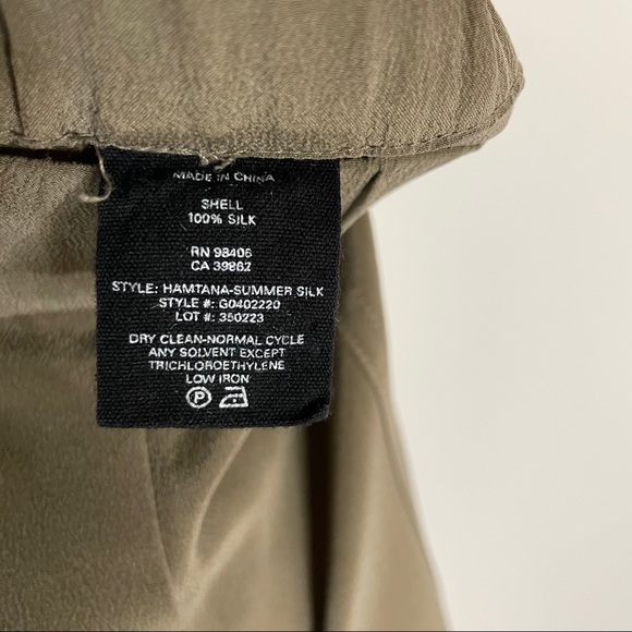Theory Silk Hamtana Cargo Pants S - Picture 9 of 10